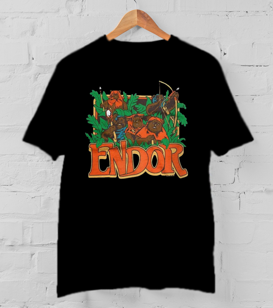 Endor Ewok Gathering Star Wars Forest Adventure T-Shirt
