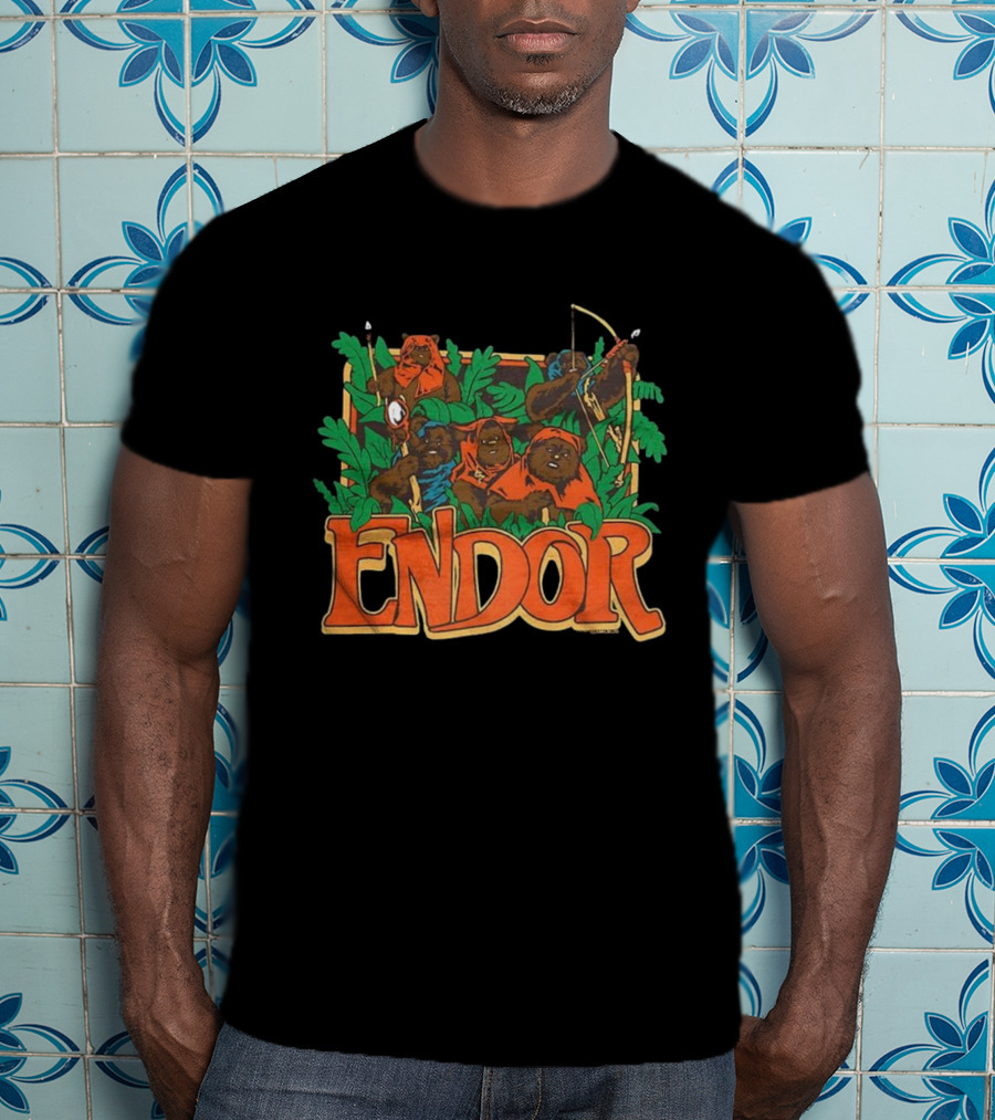 Endor Ewok Gathering Star Wars Forest Adventure T-Shirt