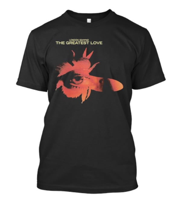 London Grammar The Greatest Love Eye In The Fly Red Collage Illustration T-Shirt