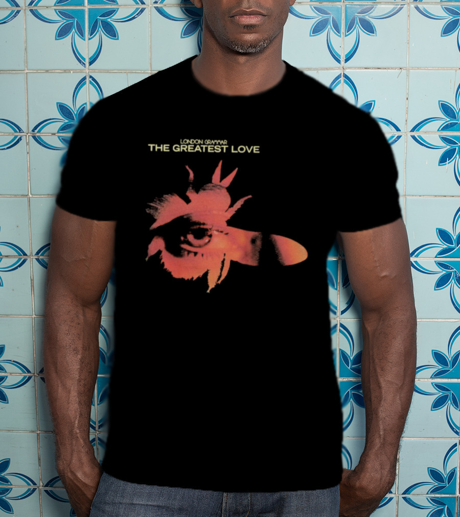 London Grammar The Greatest Love Eye In The Fly Red Collage Illustration T-Shirt