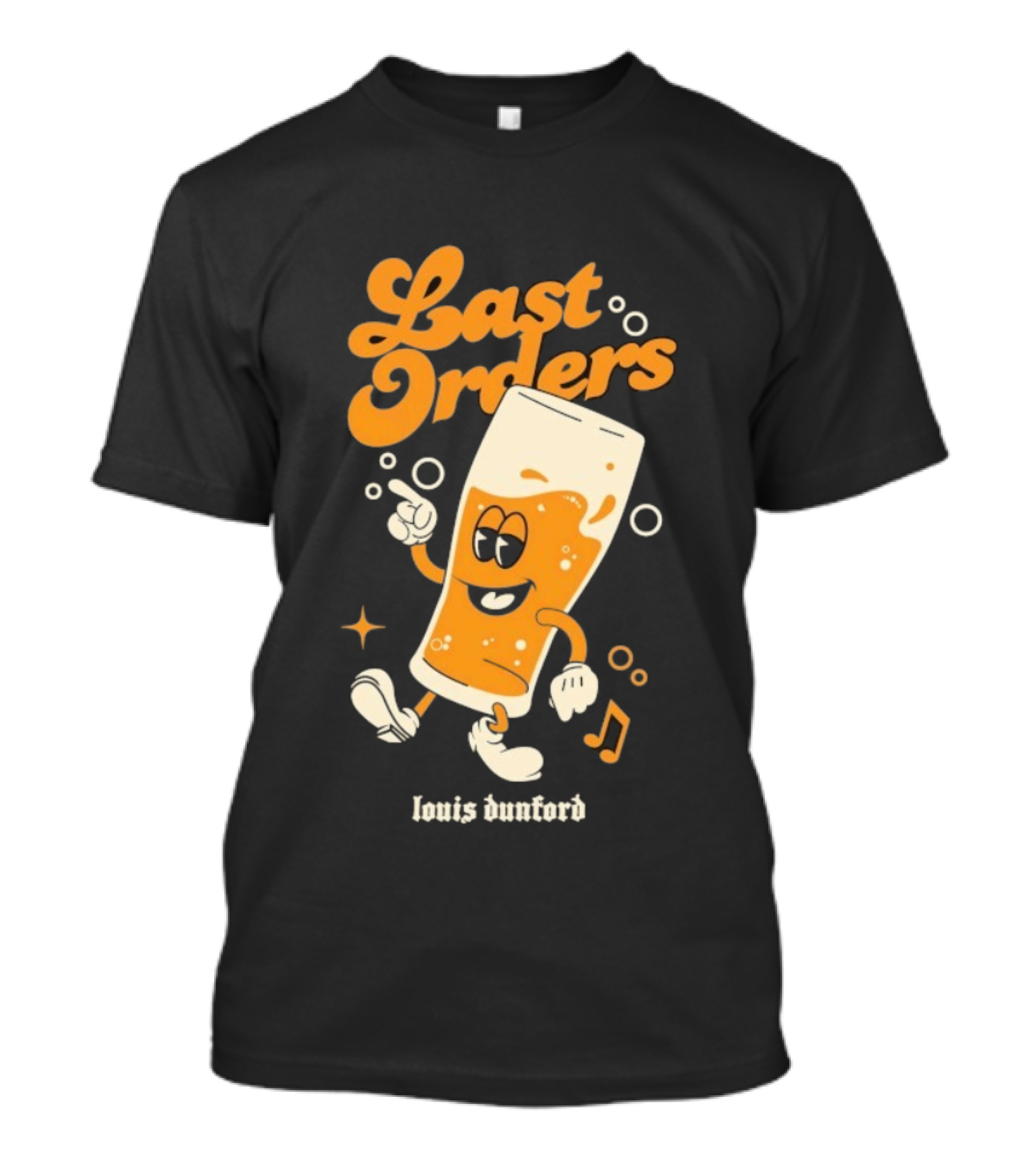 Louis Dunford Last Orders Be Lucky Animated Beer Glass T-Shirt