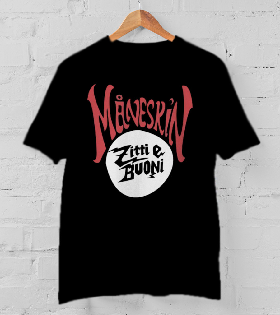 Måneskin Zitti E Buoni Music Empowerment Graphic T-Shirt