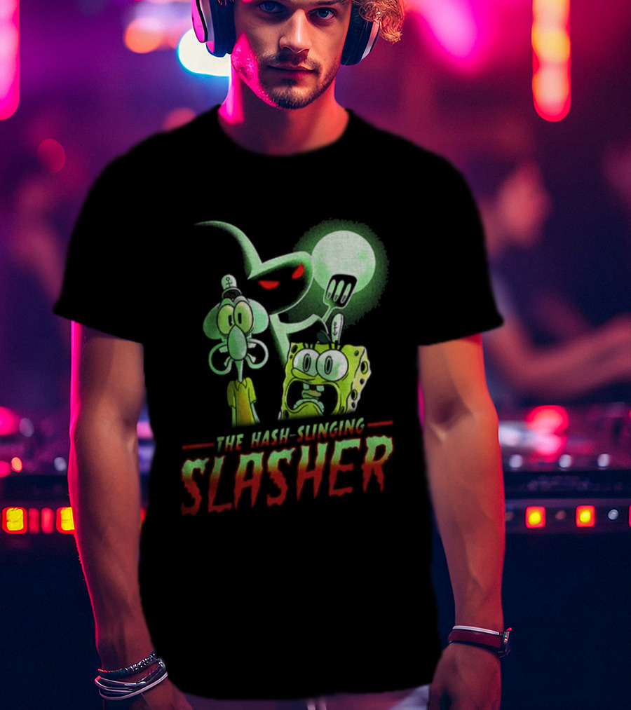 The Hash Slinging Slasher Ocean Cartoon Characters T-Shirt