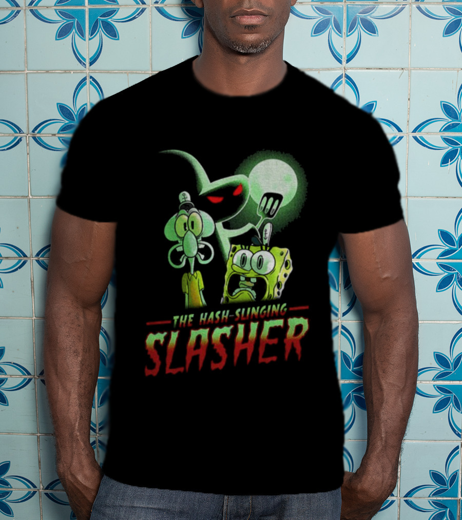 The Hash Slinging Slasher Ocean Cartoon Characters T-Shirt