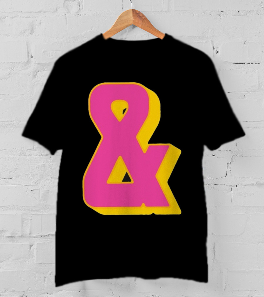 Bastille Presents Faded Ampersand Retro Style T-Shirt