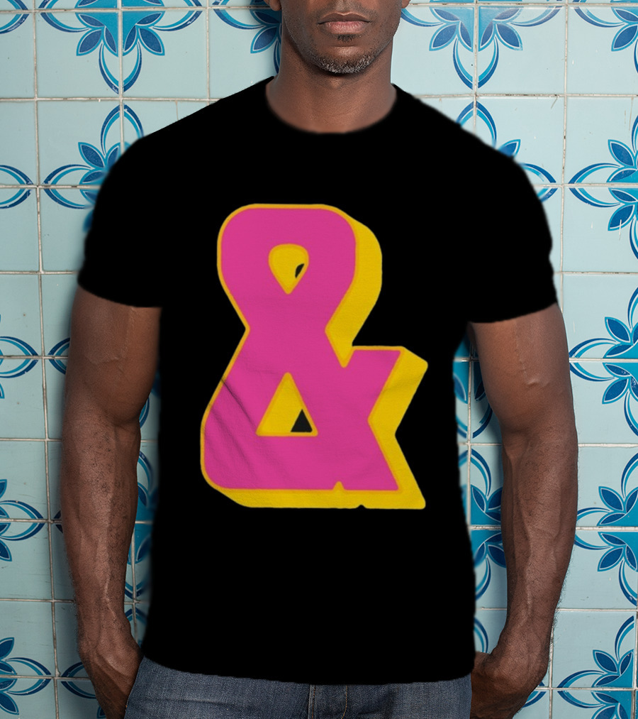 Bastille Presents Faded Ampersand Retro Style T-Shirt