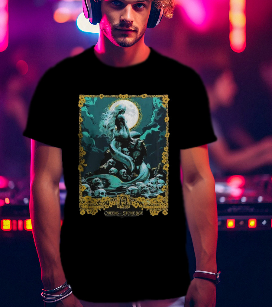 Queens Of The Stone Age Beacon Theatre New York October 10 2025 The Death Mermaid T-Shirt