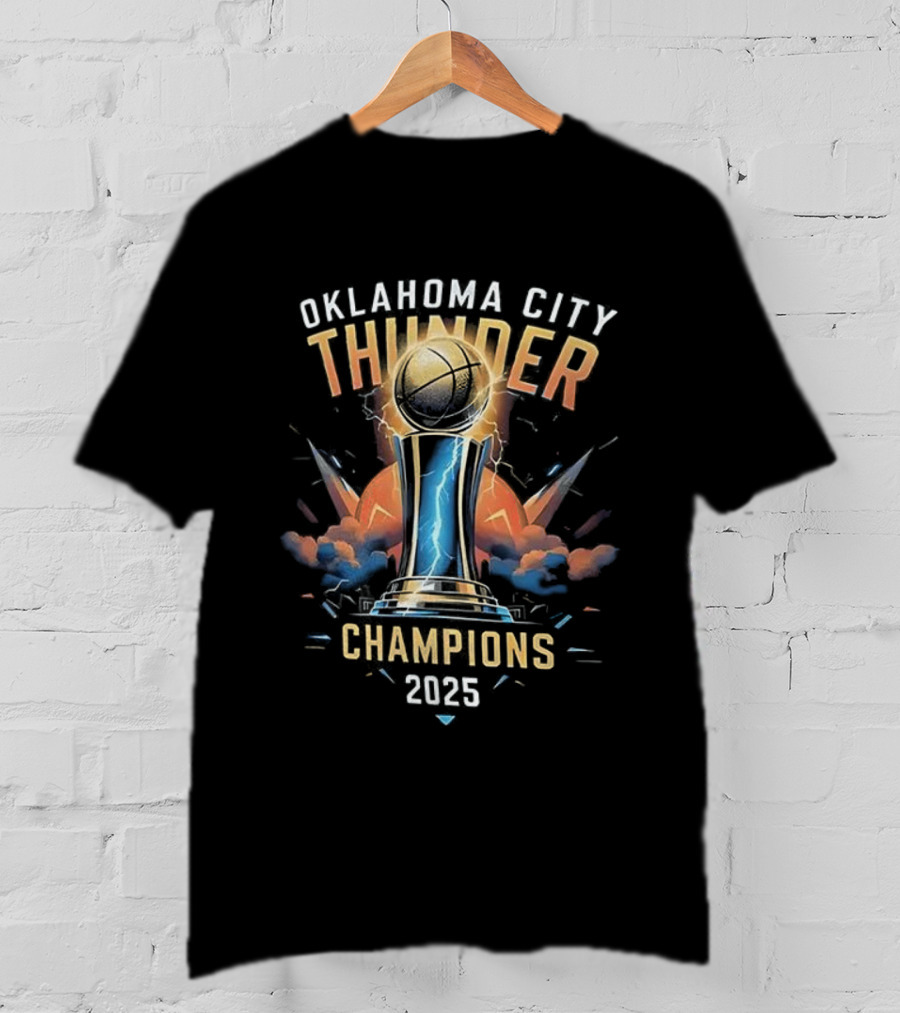 Oklahoma City Thunder Champions Trophy 2025 T-Shirt