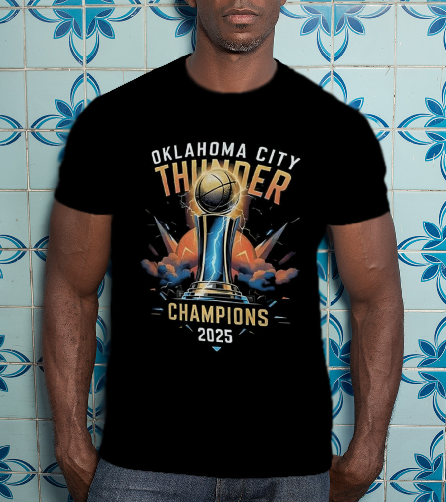 Oklahoma City Thunder Champions Trophy 2025 T-Shirt