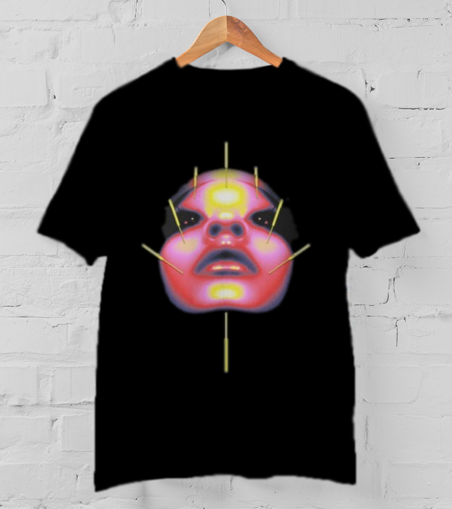Rico Nasty Lethal Needles Face Art Aesthetic T-Shirt
