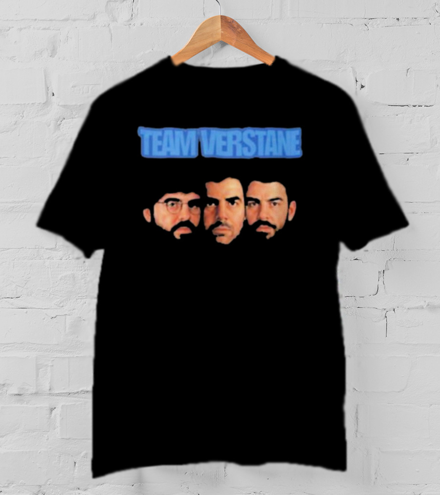 Team Verstane Faces With Three Characters T-Shirt