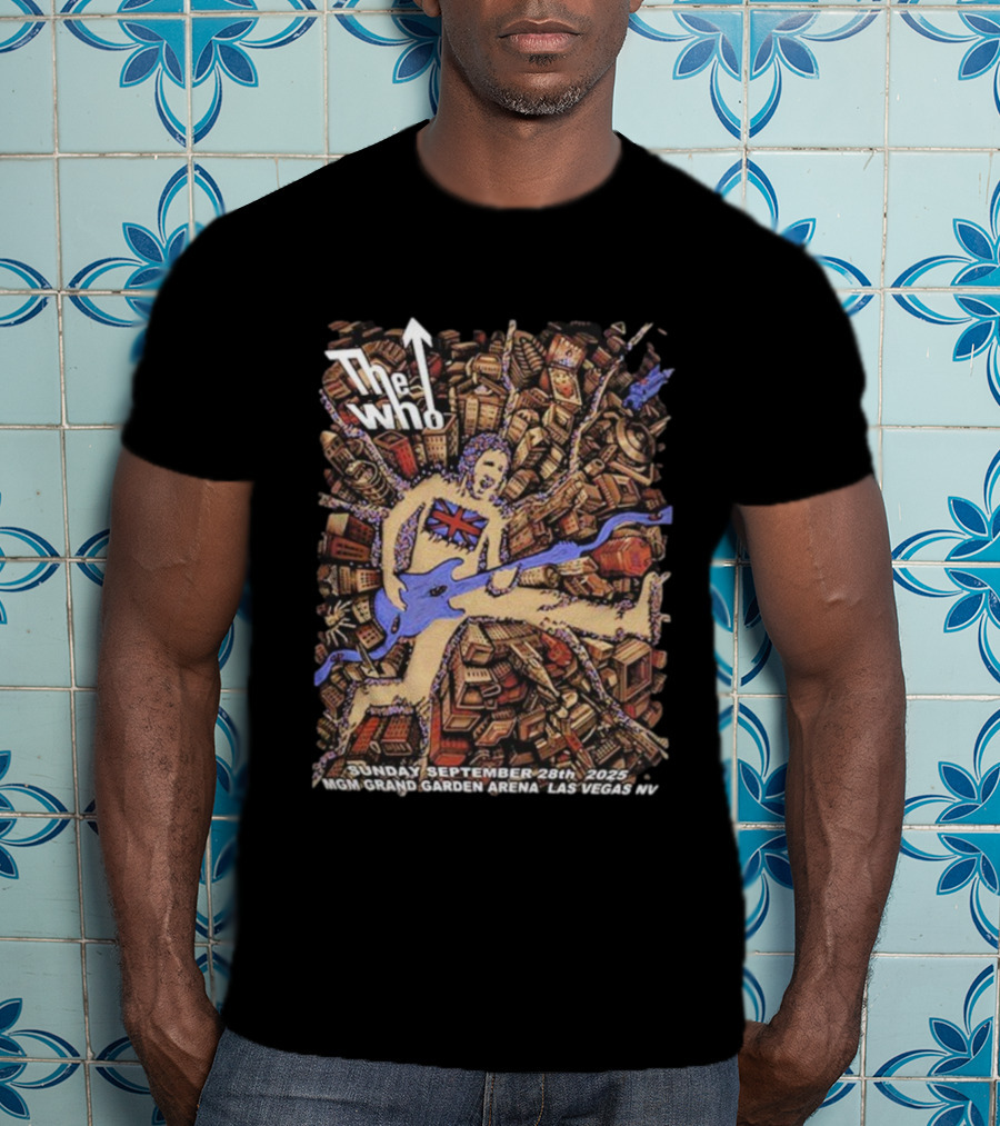 The Who Live At MGM Grand Garden Arena Las Vegas September 28 2025 T-Shirt