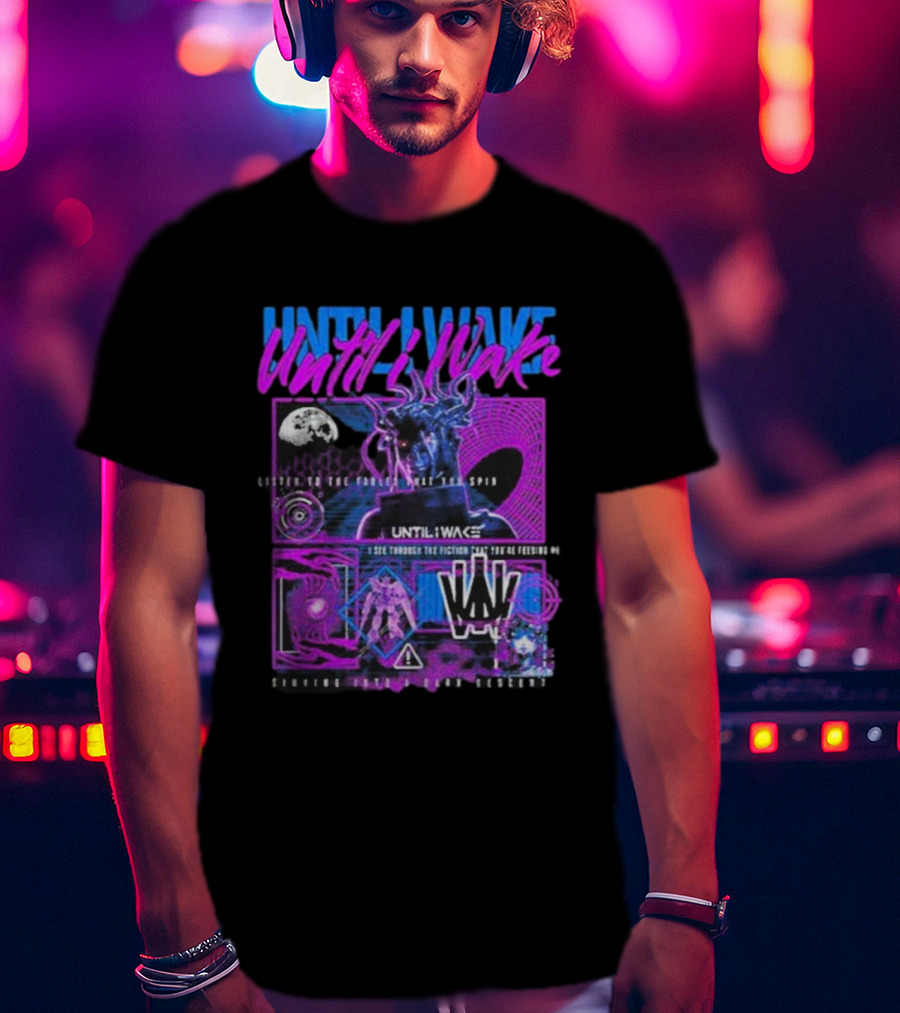Until I Wake Cyber Enter The Maze Let The Spiral Spin Fiction You Are Feeding T-Shirt