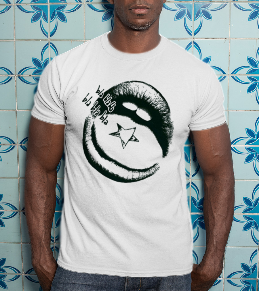 Maneskin Bla Bla Bla Rush Star And Smile T-Shirt
