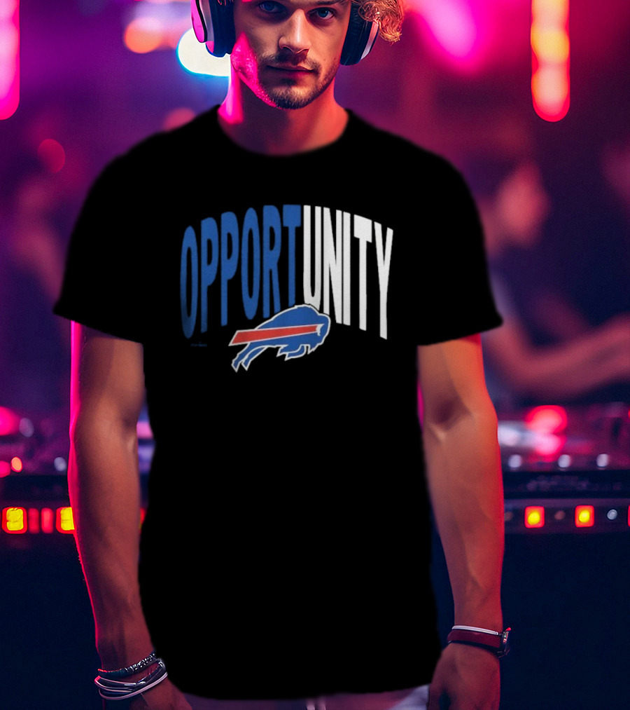 Buffalo Bills Inspire Change Opportunity NFL Logo T-Shirt