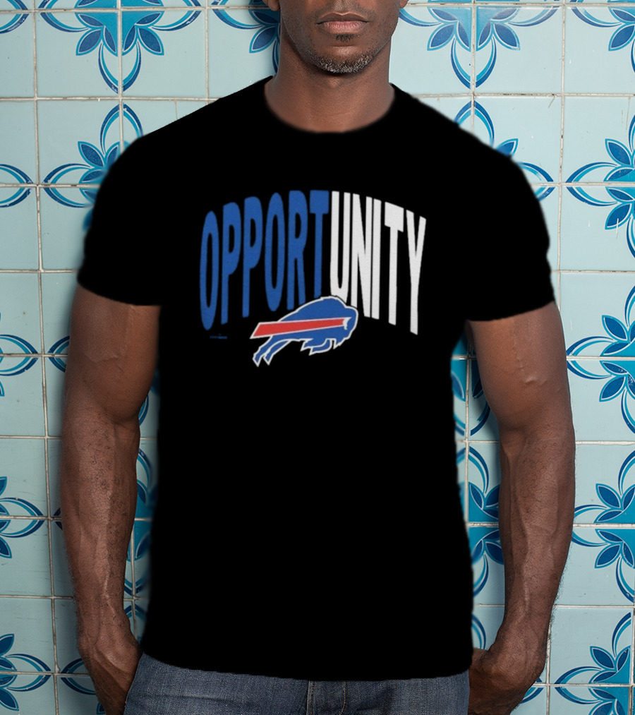 Buffalo Bills Inspire Change Opportunity NFL Logo T-Shirt