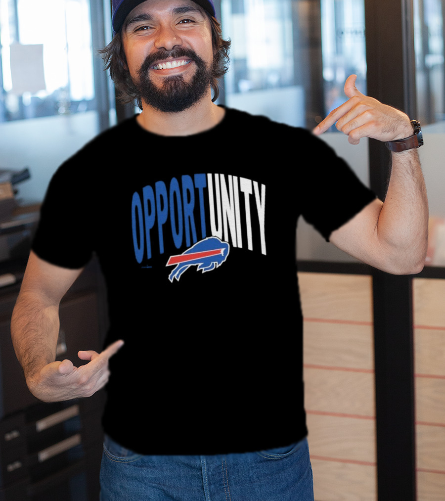 Buffalo Bills Inspire Change Opportunity NFL Logo T-Shirt