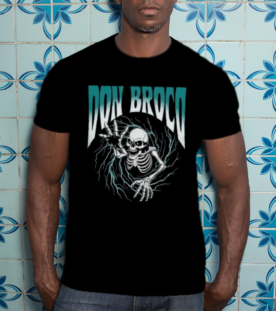 Don Broco Vortex Skeleton US Tour 2025 2026 T-Shirt