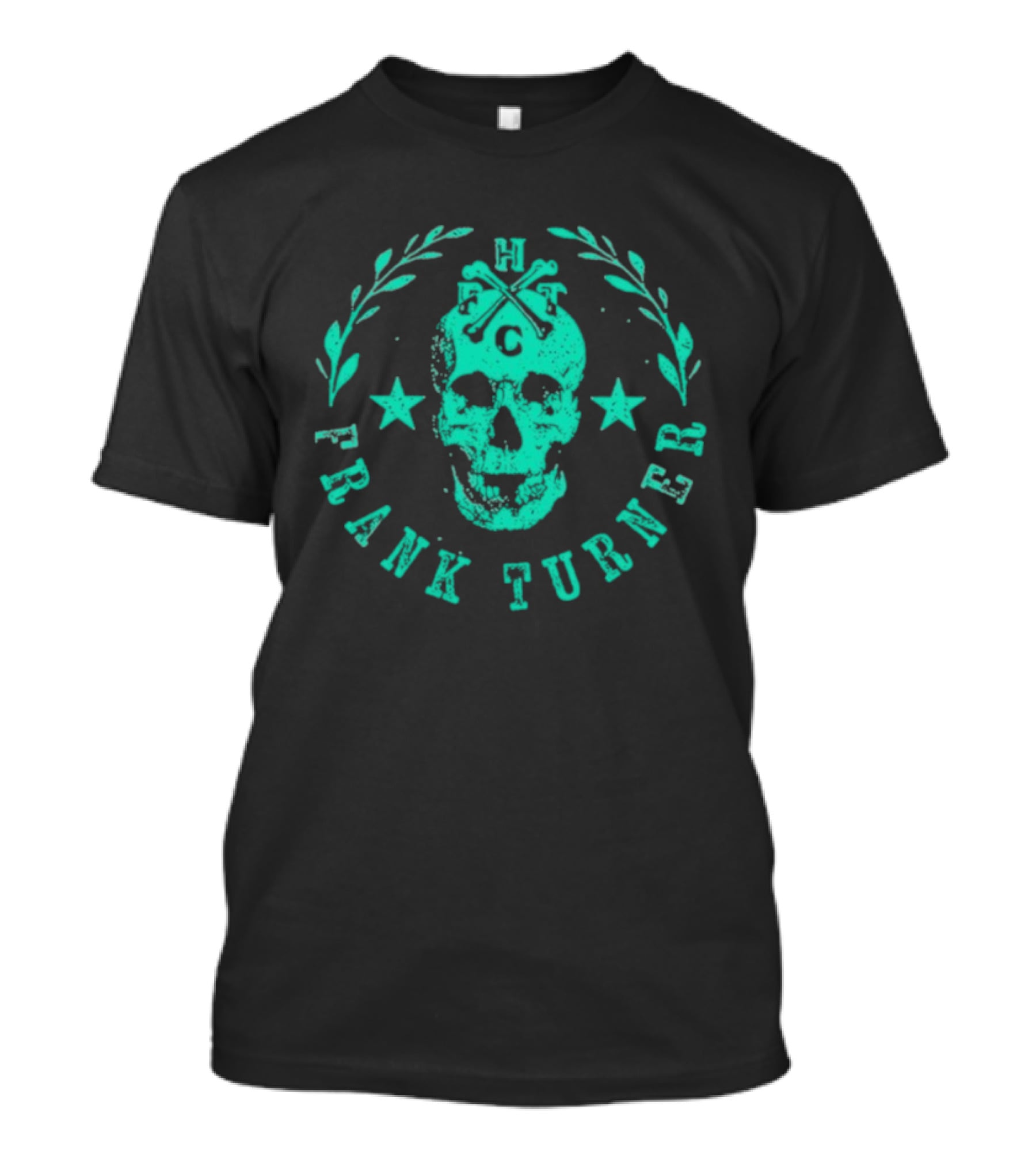 Frank Turner FTHC Skull Laurel Stars Badge Chair T-Shirt