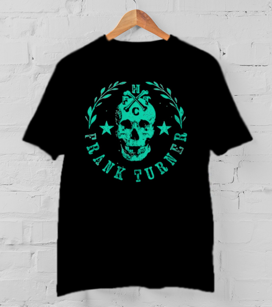 Frank Turner FTHC Skull Laurel Stars Badge Chair T-Shirt