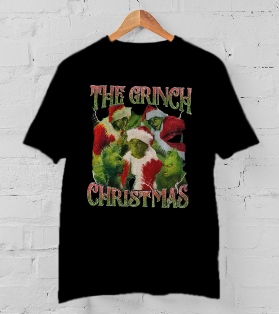 The Grinch Santa Claus Christmas Holiday Celebration T-Shirt