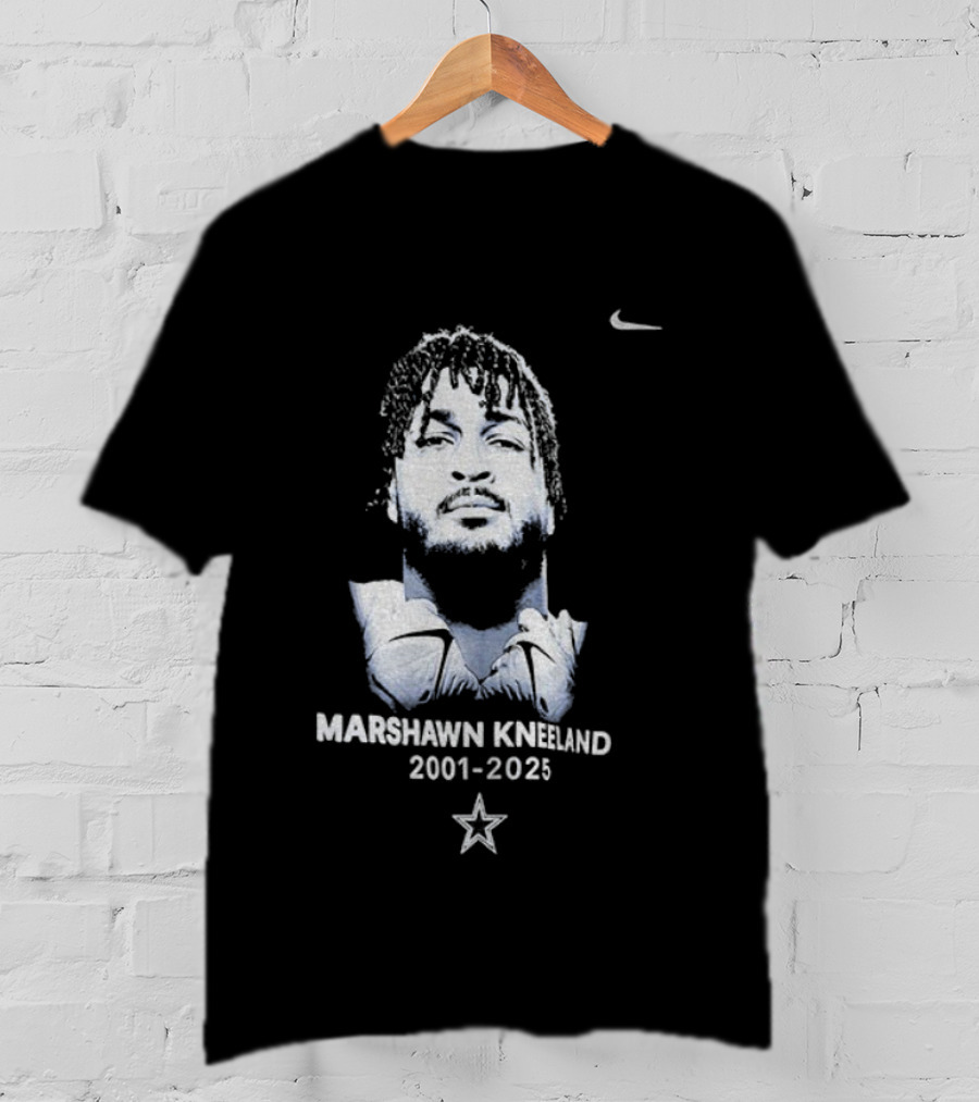 Nike Marshawn Kneeland 2001-2025 Remembrance Portrait T-Shirt