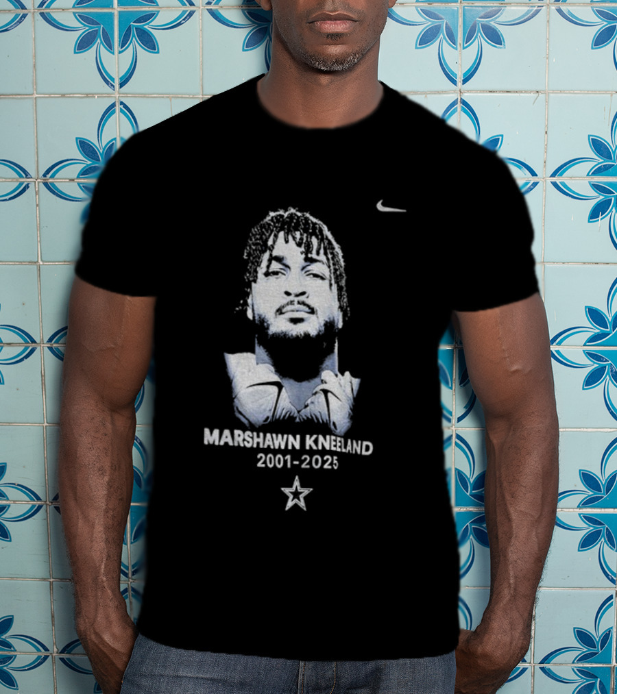 Nike Marshawn Kneeland 2001-2025 Remembrance Portrait T-Shirt
