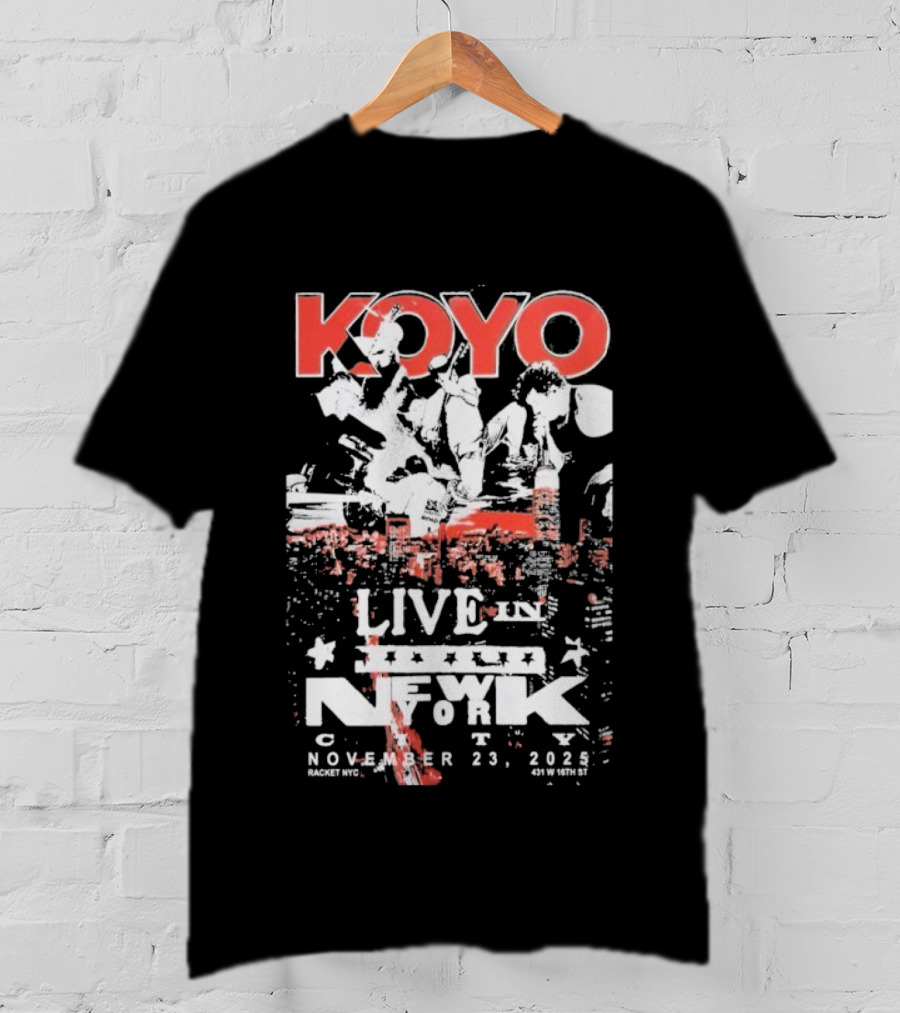KOYO Live In Stony Brook New York November 23 2025 Concert T-Shirt
