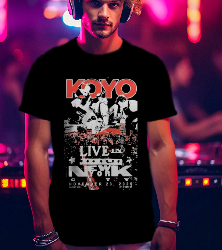 KOYO Live In Stony Brook New York November 23 2025 Concert T-Shirt