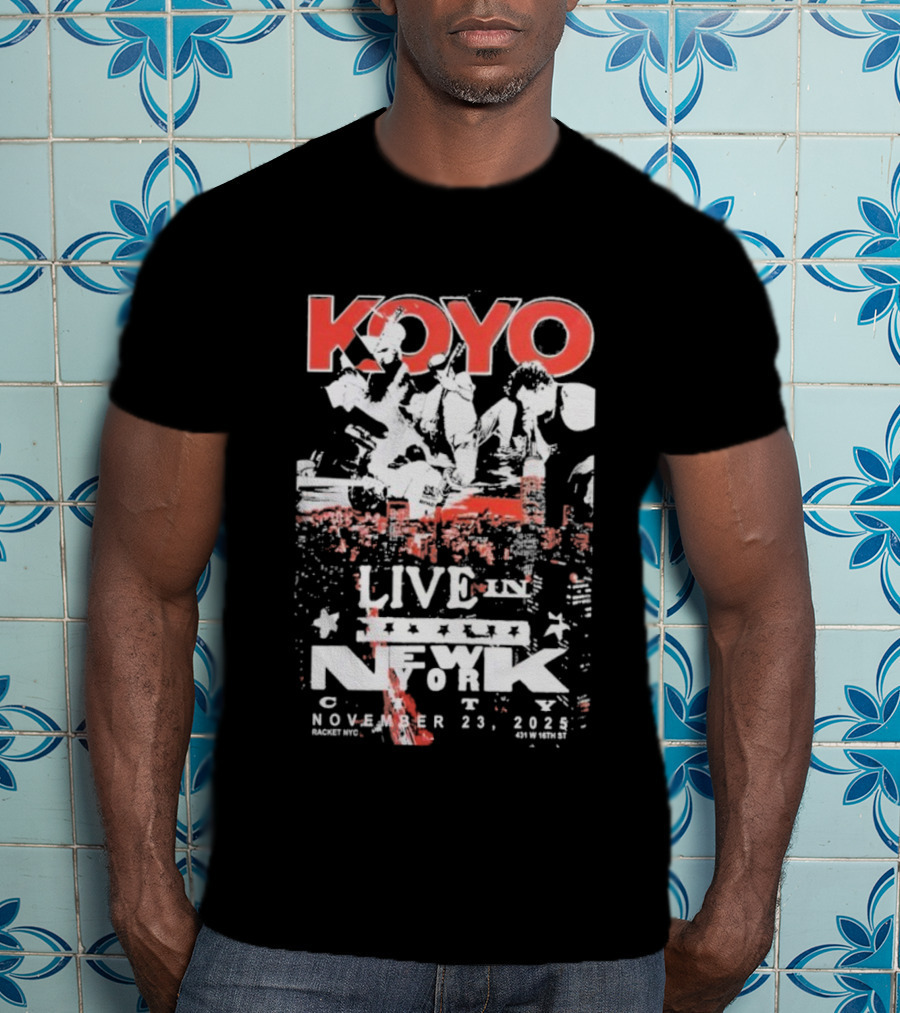 KOYO Live In Stony Brook New York November 23 2025 Concert T-Shirt