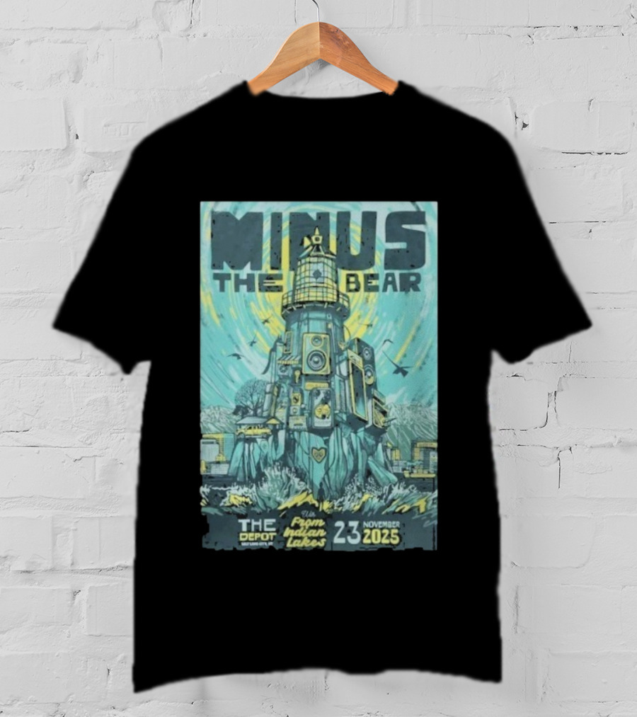 MINUS THE BEAR The Depot Salt Lake City November 23 2025 From Indian Lakes T-Shirt