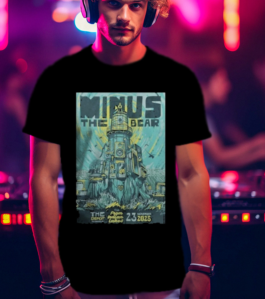 MINUS THE BEAR The Depot Salt Lake City November 23 2025 From Indian Lakes T-Shirt