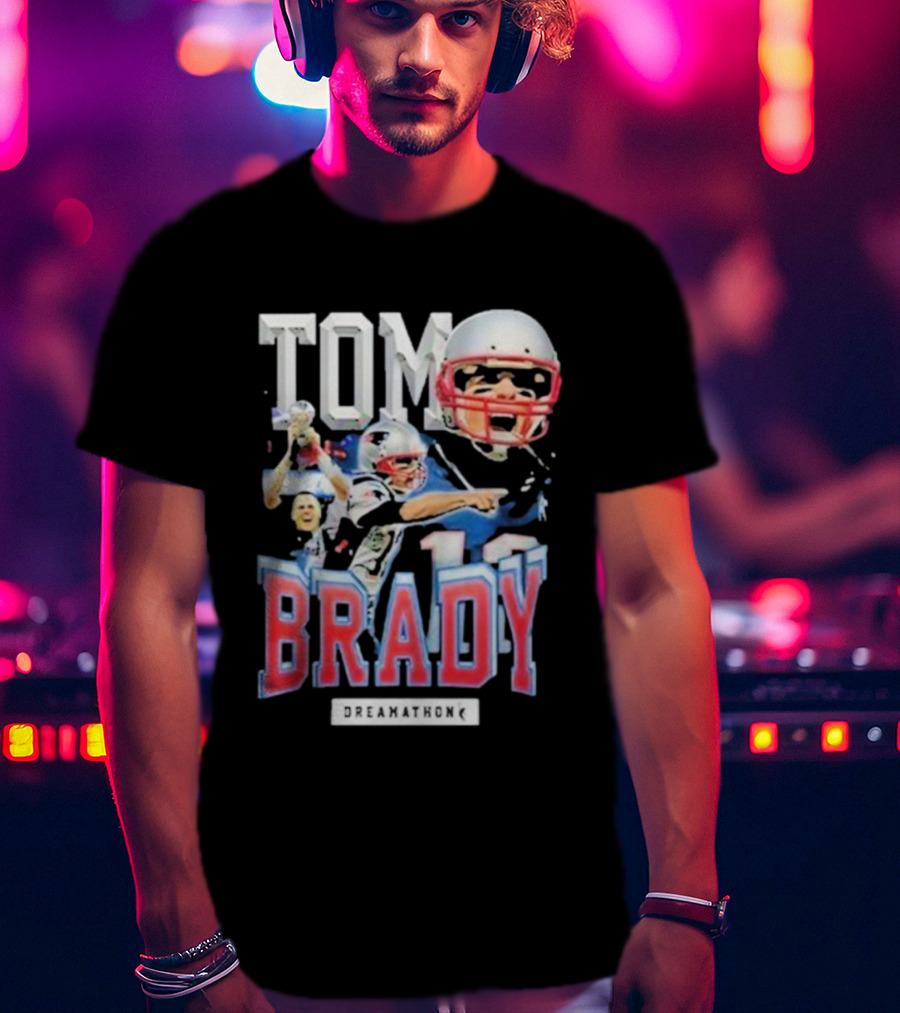 Tom Brady New England Patriots Dreamathon NFL Legend T-Shirt