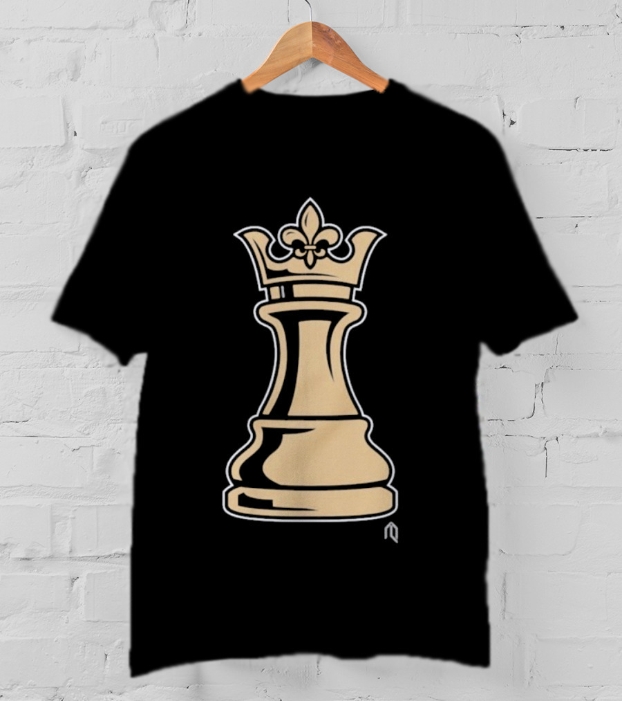 New Orleans Pelicans Basketball Queen Fleur-de-Lis Chess Piece T-Shirt