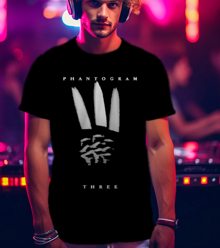 Phantogram Three Knives Dynamic Motion Kinetic Energy T-Shirt