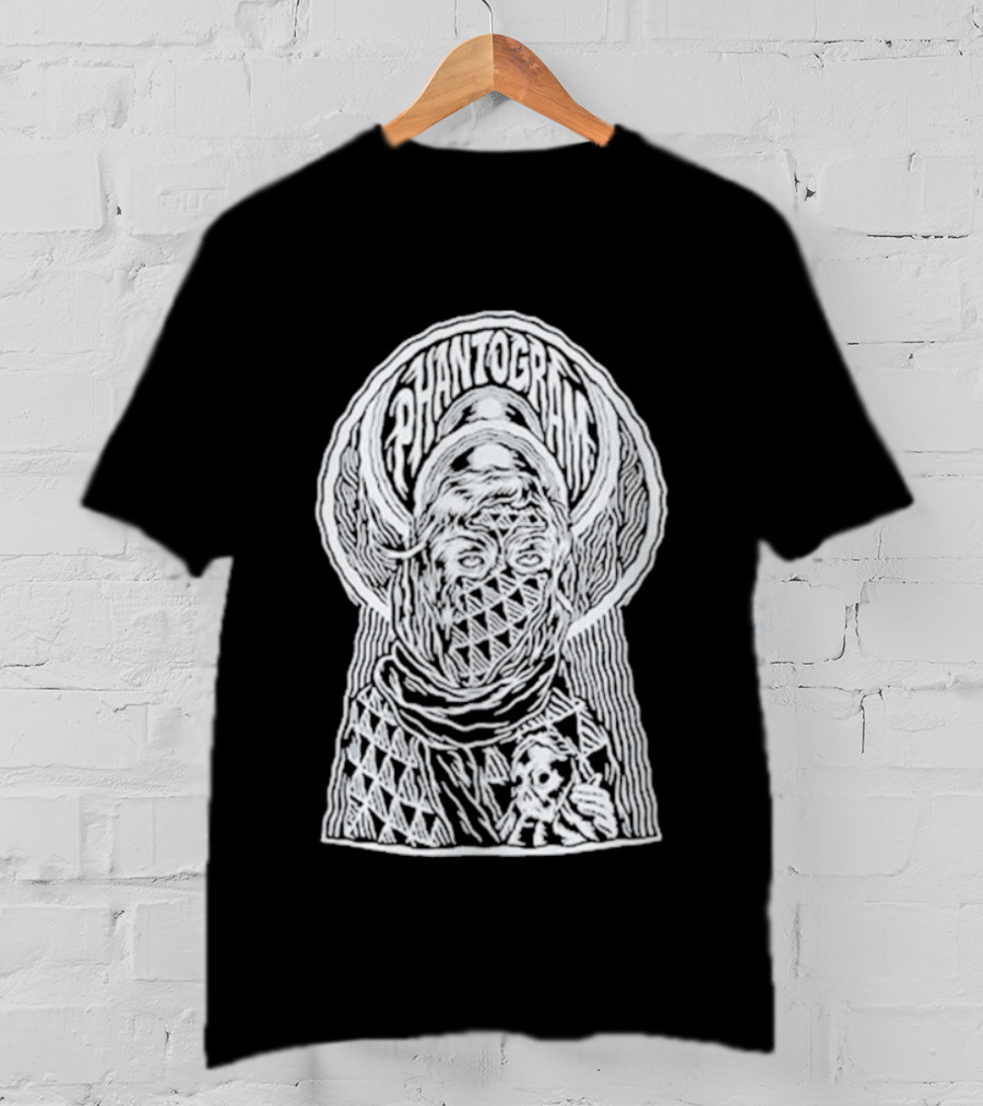 Phantogram Tom Newell Triangular Pattern Optical Illusion T-Shirt