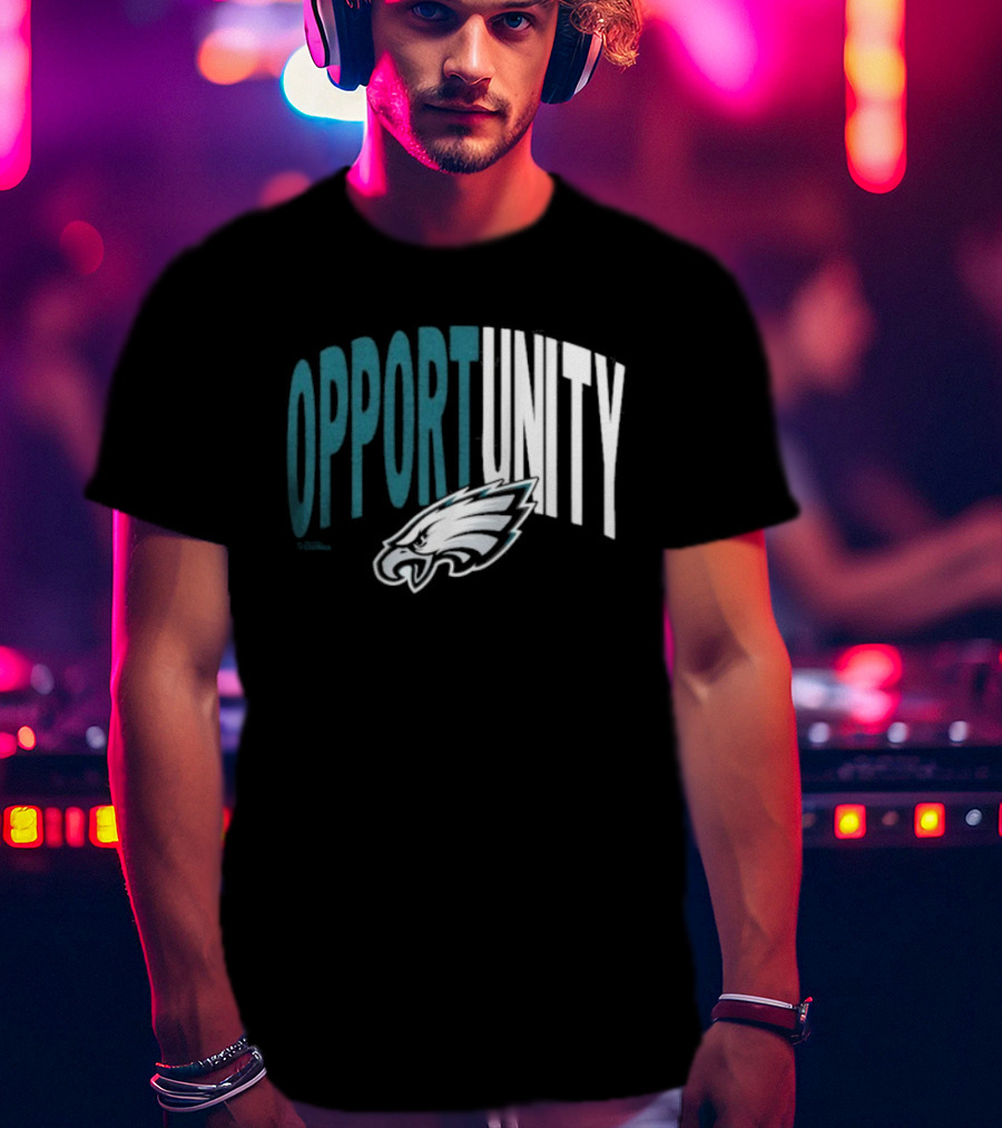 Philadelphia Eagles Opportunity Philly Inspire Change NFL T-Shirt