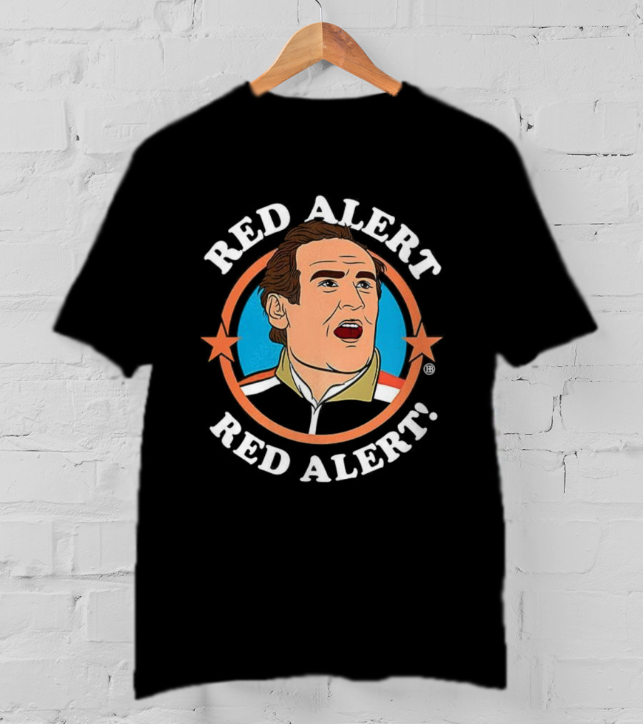 Red Alert Red Alert Iconic Character Illustration T-Shirt