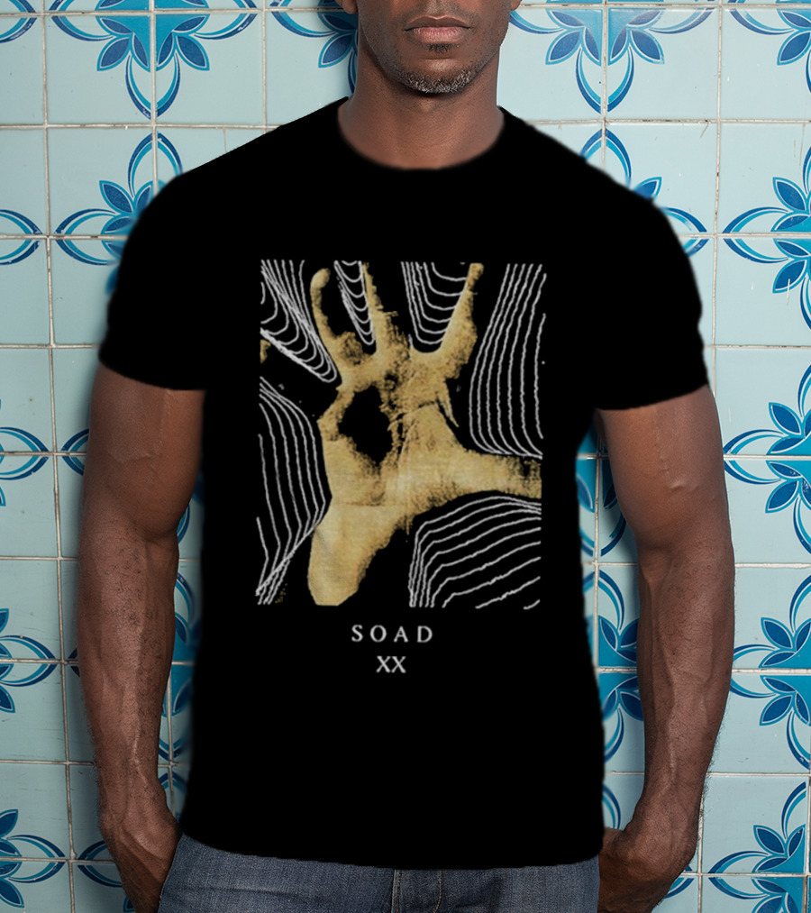 SOAD 20 Years XX Hand Design Anniversary T-Shirt