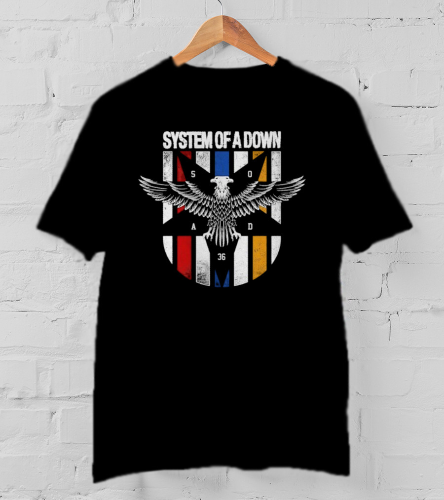 System Of A Down Eagle 5036 Colors T-Shirt
