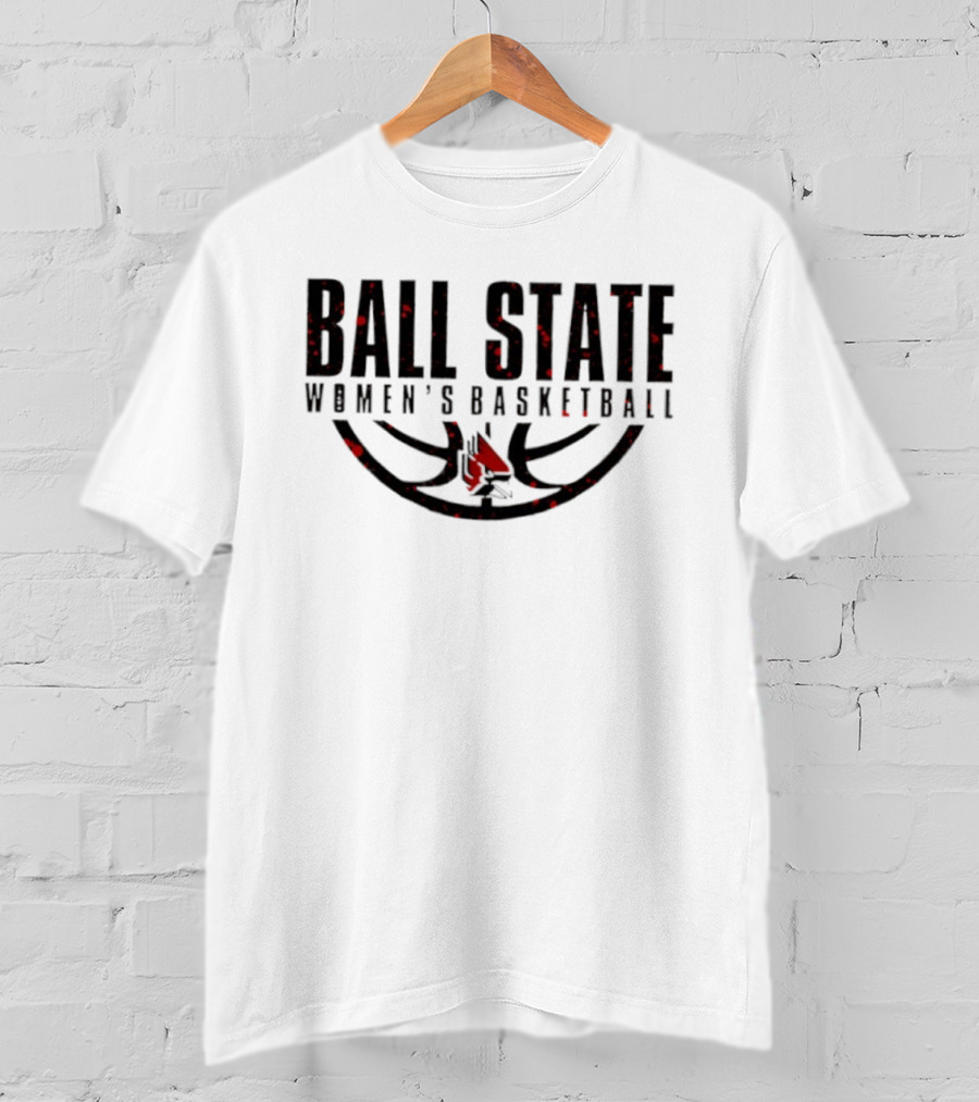 Ball State Cardinals Women's Basketball Team Fan Gear T-Shirt