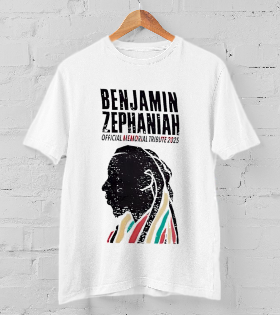 Benjamin Zephaniah 2025 Memorial Tribute T-Shirt