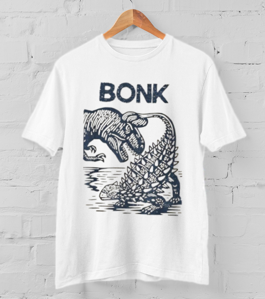 Bonk Dinosaur Comic Prehistoric Humor T-Shirt