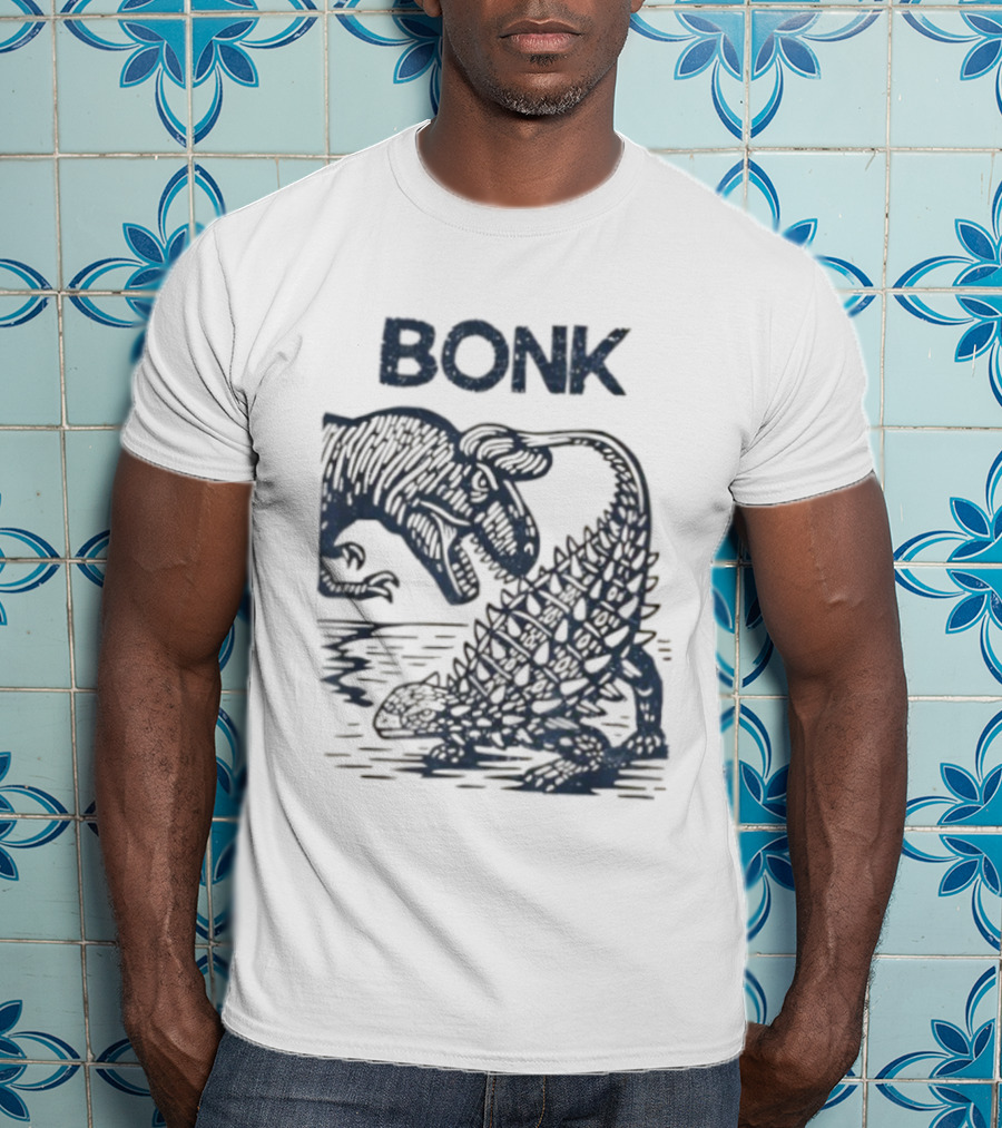 Bonk Dinosaur Comic Prehistoric Humor T-Shirt