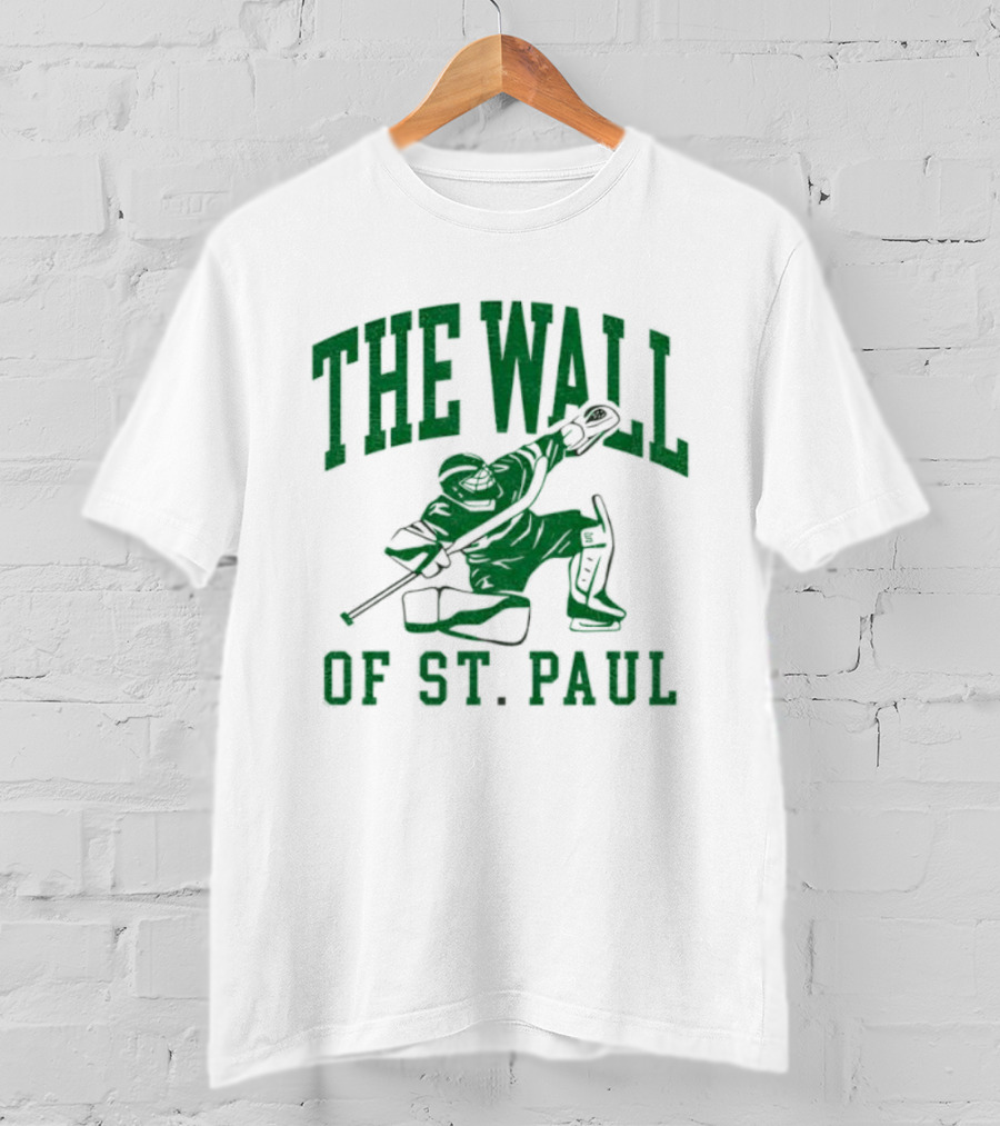The Wall Of St. Paul Hockey Goalie Iconic Sports Design T-Shirt