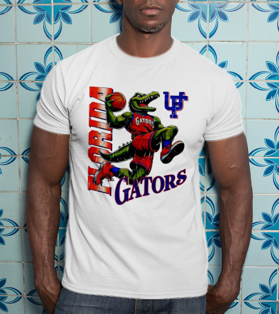 Florida Gators Basketball Alligator UF Team Spirit T-Shirt