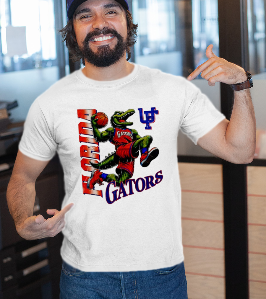 Florida Gators Basketball Alligator UF Team Spirit T-Shirt