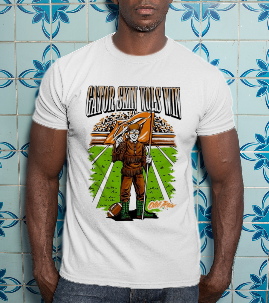 Gator Skin Vols Win Football Triumph T-Shirt