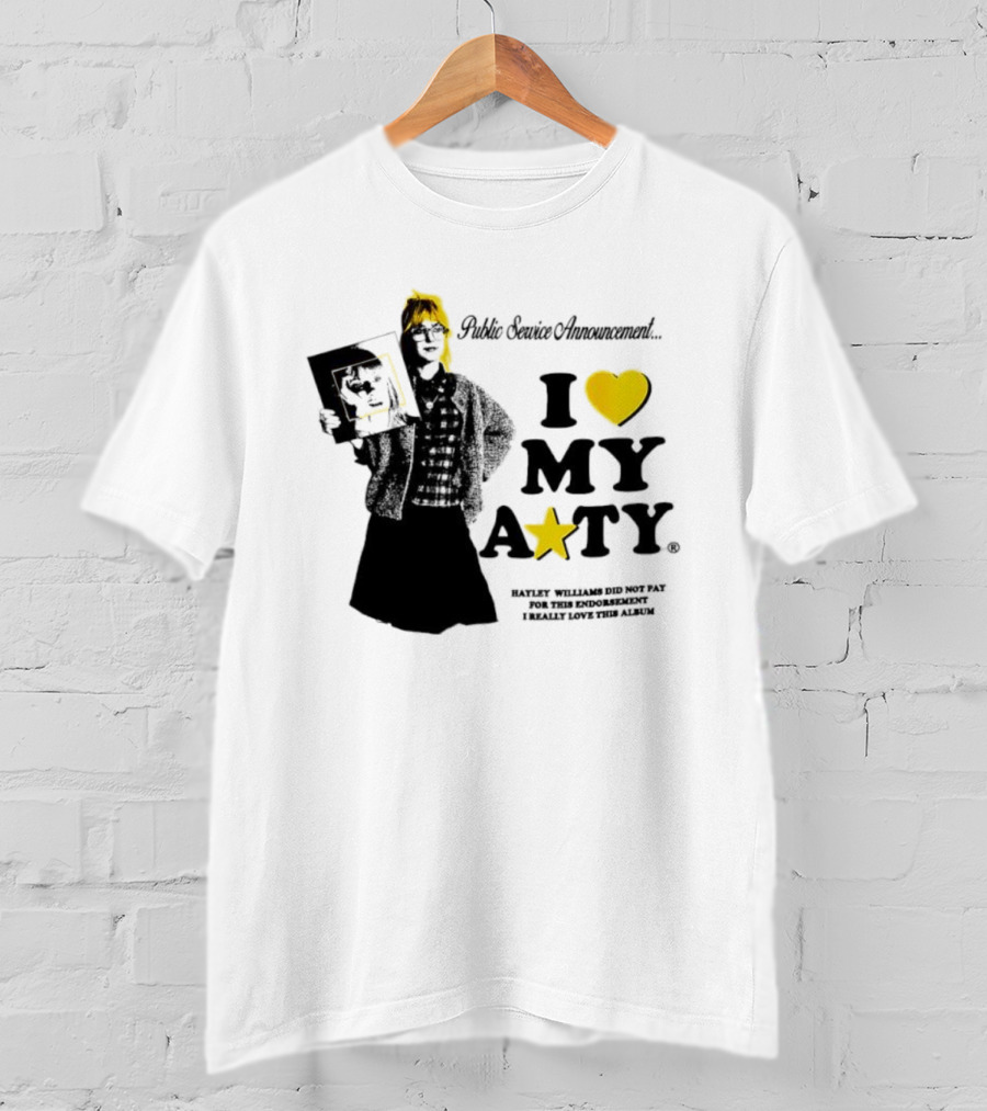 Public Service Announcement Hayley Williams Heart My A** T-Shirt