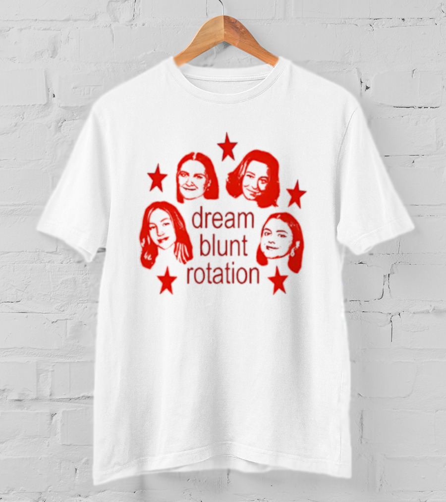 Yard Sale Girls Dream Blunt Rotation Faces And Stars T-Shirt